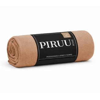 Prześcieradło jersey z gumką 180x200 beżowe