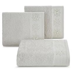 Ręcznik świąteczny JOY 70x140 Eurofirany jasnosrebrny