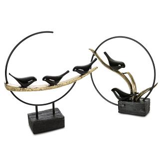 Figurka dekoracyjna SEMA Eurofirany czarny