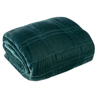 Narzuta dekoracyjna KRISTIN 220x240 ciemnomiętowy