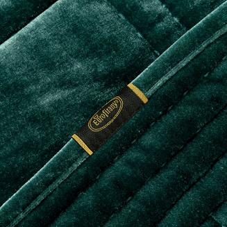 Narzuta dekoracyjna KRISTIN 220x240 ciemnomiętowy