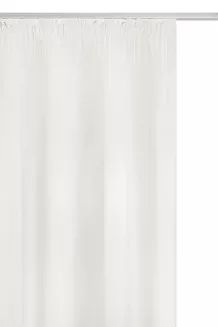 Zasłona gotowa na taśmie VELVET SOFT 140x300 welurowa biała