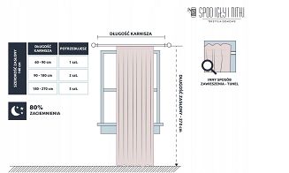 Zasłona gotowa na taśmie VELVET SOFT 140x300 welurowa biała