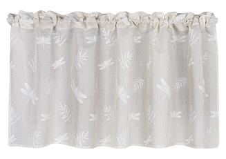 Firana gotowa zazdrostka SALA 30x150 beżowa w ważki