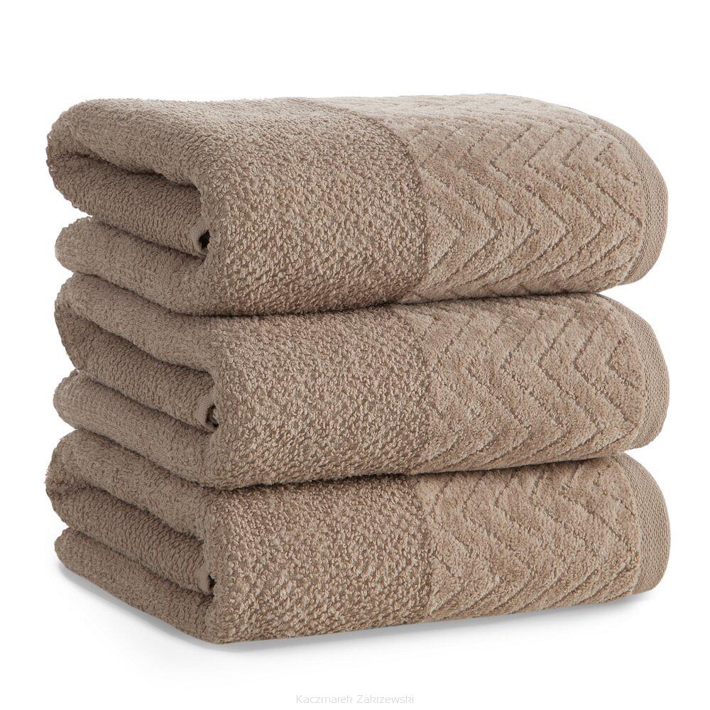 Ręcznik bawełniany LOREN 70x140 Eurofirany beżowy