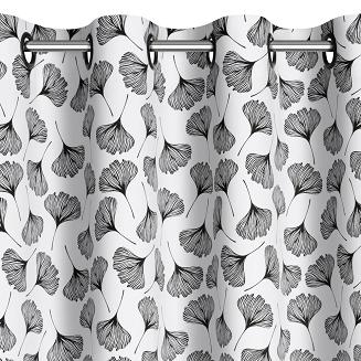 Zasłona gotowa na przelotkach KEMI 140x250 Eurofirany biały