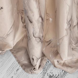 Ciemny Beż Zasłona Welurowa 140x250 Marmy