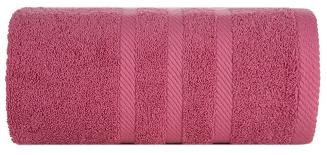 Ręcznik bawełniany MILO 70x140 Eurofirany ciemnoróżowy
