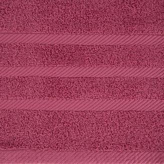 Ręcznik bawełniany MILO 70x140 Eurofirany ciemnoróżowy