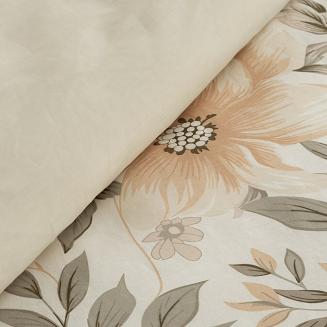 Pościel bawełniana SONIA 200x220 Eurofirany jasnokremowy