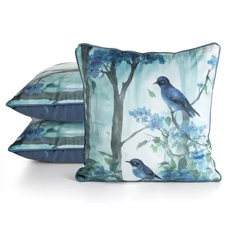 Poszewka dekoracyjna VELVET 45x45 Eurofirany niebieski