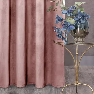 Zasłona gotowa na taśmie ROSA 140x270 Design91 różowy