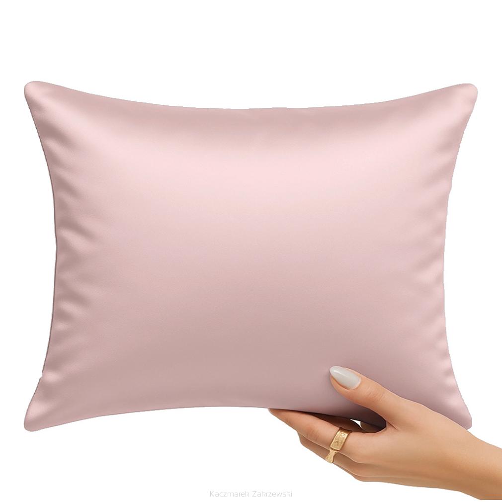 Poszewka satyna bawełniana SIN 40x60 pudrowa