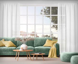 Firana gotowa na taśmie MARGO 140x270 Eurofirany biały