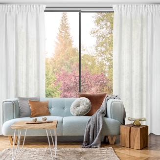 Firana gotowa na taśmie MARGO 140x270 Eurofirany biały