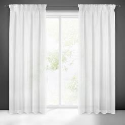 Firana gotowa na taśmie MARGO 140x270 Eurofirany biały