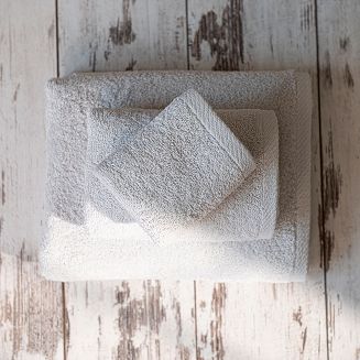 Ręcznik bawełniany gładki HARRY 30x50 szary
