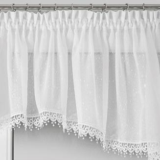 Firana gotowa na taśmie DAGMARA-4 400x65 Eurofirany biały