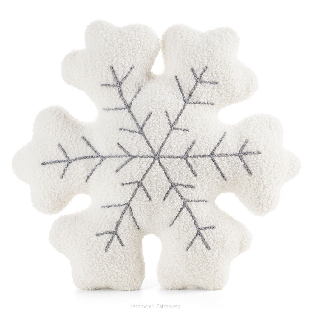 Poszewka dekoracyjna świąteczna 38x38 Eurofirany kremowy