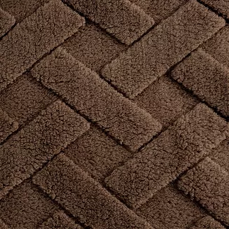 Koc narzuta CARO 200x220 Design91 ciemnobrązowy