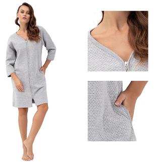 Szlafrok damski LUNA kod 214 szary