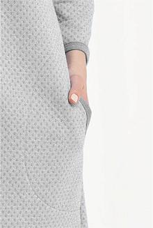 Szlafrok damski LUNA kod 214 szary