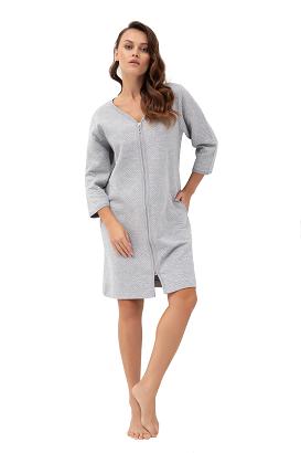 Szlafrok damski LUNA kod 214 szary