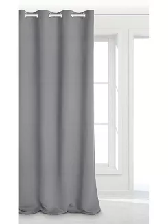 srebrna zasłona zaciemniająca blackout 140x250 hold