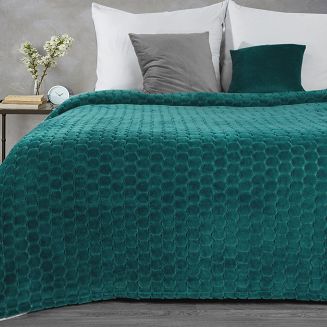 Koc narzuta ZOE 150x200 Eurofirany ciemnoturkusowy