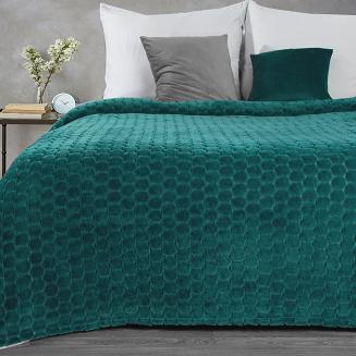 Koc narzuta ZOE 150x200 Eurofirany ciemnoturkusowy