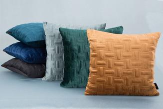 Poszewka dekoracyjna RIA3 45x45 Eurofirany ciemnomiętowy