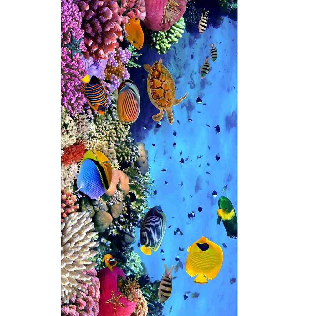 Ręcznik plażowy 100x180 rafa koralowa