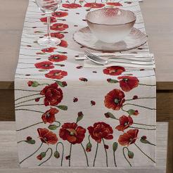 Obrus dekoracyjny 45x140 Eurofirany naturalny