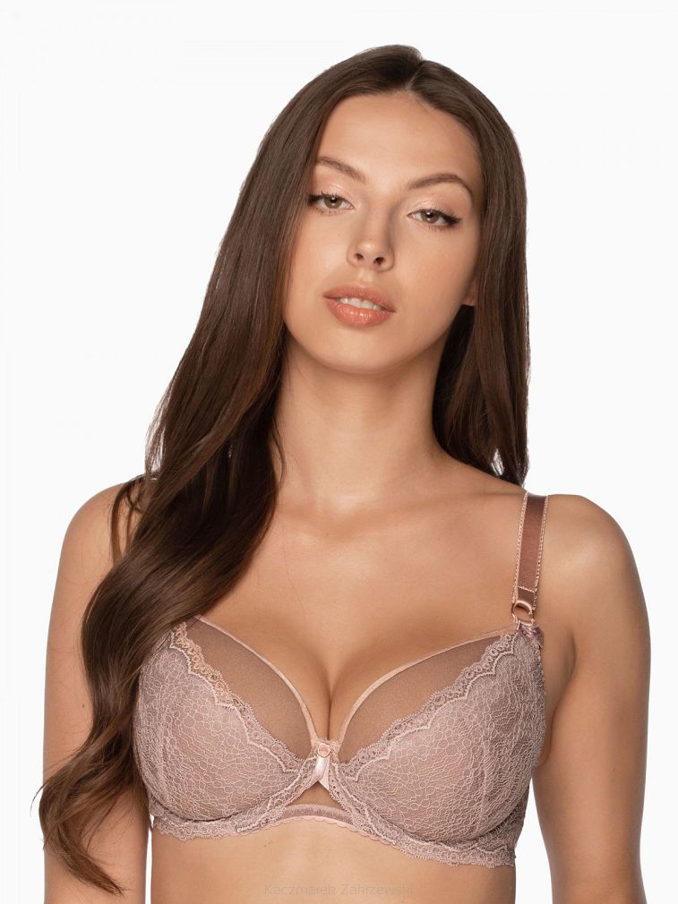 Biustonosz GAIA Push Up Dorotea 1173 różowy