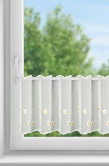 Firana gotowa na taśmie BELLIS 150x40 Eurofirany biały