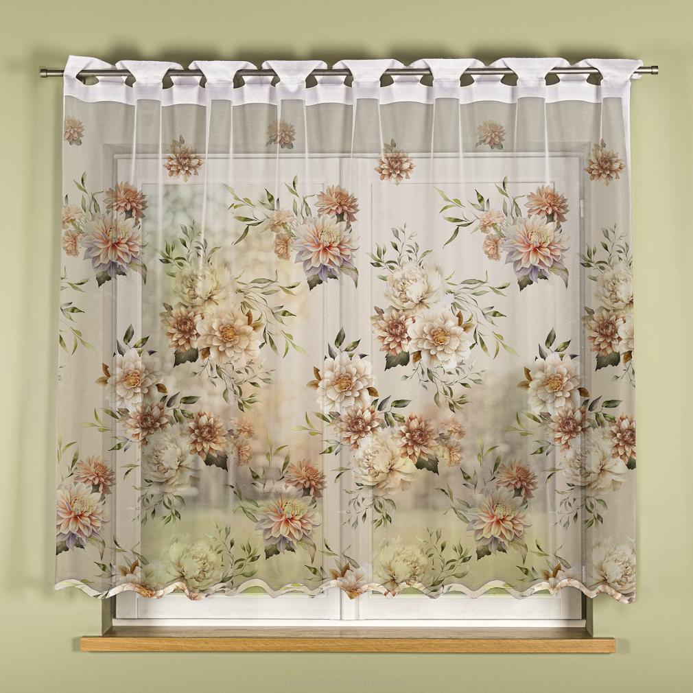 Firanka żakardowa na szelkach MANILA 250x160 wielokolorowa