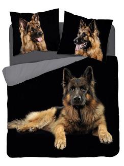 Pościel bawełniana 200x220 NATURA pies