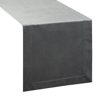 Obrus dekoracyjny MELINDA 140x40 Eurofirany stalowy