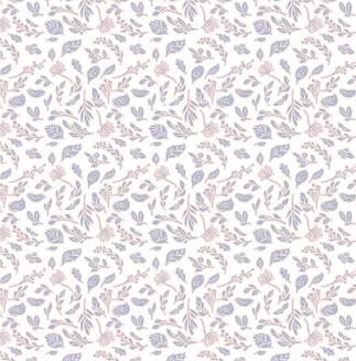 Koszula damska LUNA kod 45 biała niebieska listki