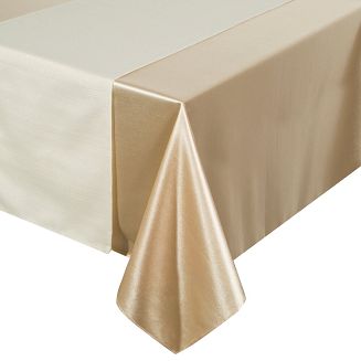 Obrus dekoracyjny GLAMO 140x220 Eurofirany beżowy