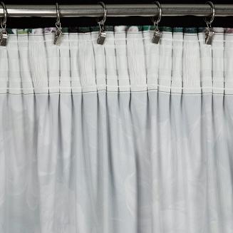 Zasłona gotowa na taśmie PALMERA 140x270 Eurofirany zielony