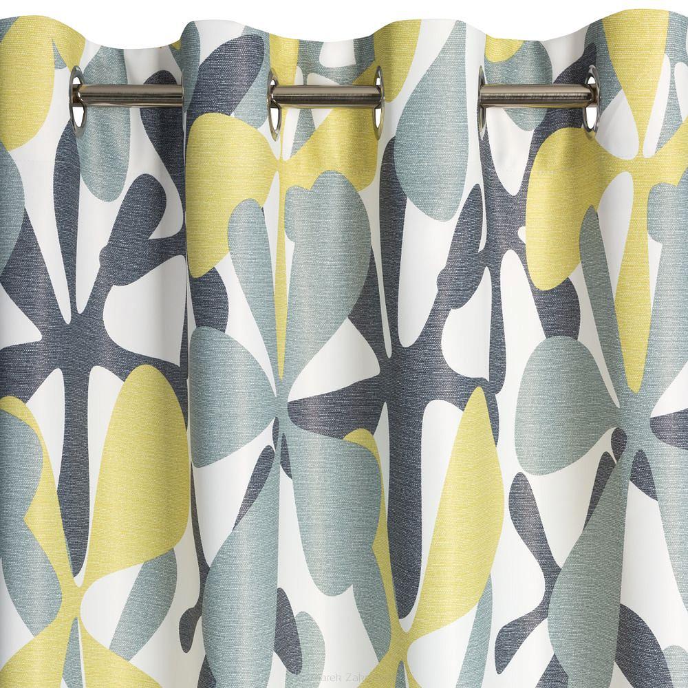 Zasłona gotowa na przelotkach DORIN 140x250 Design91 wielokolorowy