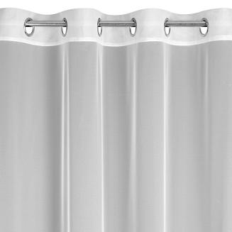 Firana gotowa na przelotkach ALISON 140x250 Eurofirany biały