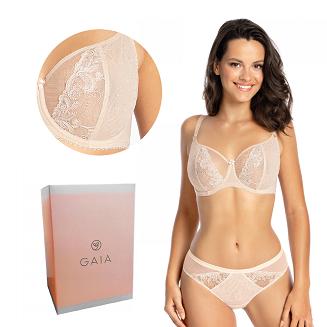 Biustonosz GAIA Balconette Ada 1026 miękki beżowy