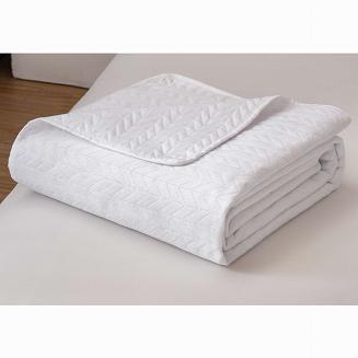 Narzuta dekoracyjna MOXIE 220x240 velvet biała