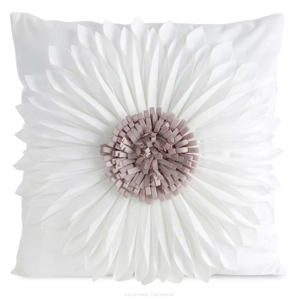 Poszewka dekoracyjna FLORES 45x45 Eurofirany kremowy