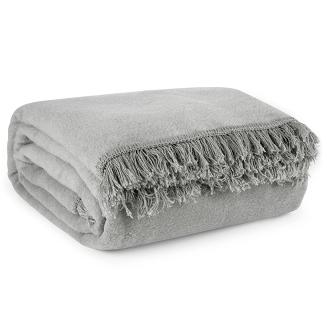 Koc narzuta AKRYL 150x200 Eurofirany srebrny