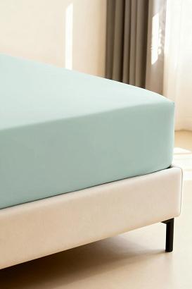 Prześcieradło bambusowe z gumką 80x160 szałwiowe