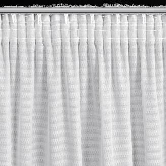 Zasłona gotowa na taśmie REINA 135x150 Eva Minge Eurofirany biały