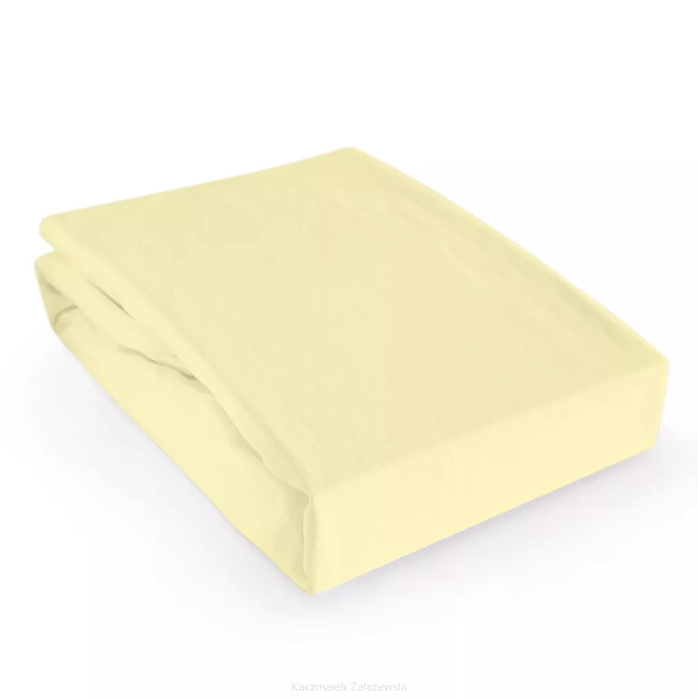 Prześcieradło ochronne z gumką jersey 140x200 Darymex kremowe
